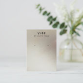 Waterverf voor paardendroger met kool-verzadiging visitekaartje (Staand voorkant)