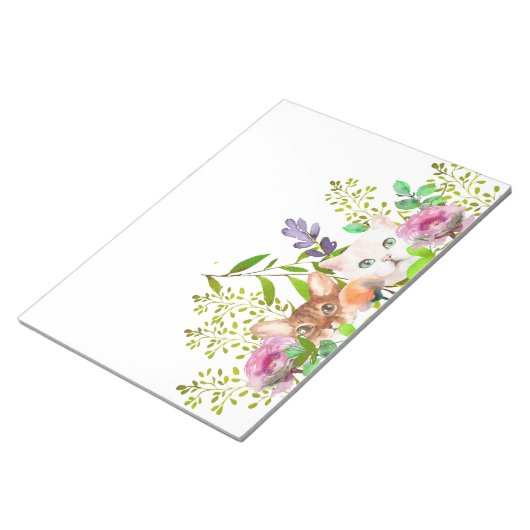 Waterverf voor pekelkatten notitieblok (Schuin)