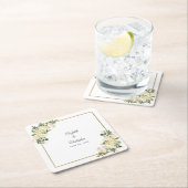 Waterverf voor persoonlijk weddenschap Elegant Roo Kartonnen Onderzetters (Insitu)