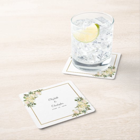 Waterverf voor persoonlijk weddenschap Elegant Roo Kartonnen Onderzetters (Insitu)