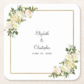 Waterverf voor persoonlijk weddenschap Elegant Roo Kartonnen Onderzetters (Voorkant)