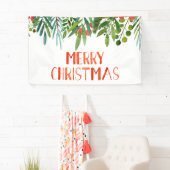 Waterverf voor pretkerstavond en bijkantoren spandoek (Insitu)