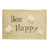 Waterverf voor prettig landenpatroon bijen kussensloop (Achterkant)