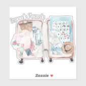 Waterverf voor reisavontuur sticker (Vel)