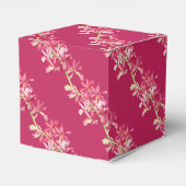 Waterverf voor rode orchidee bedankdoosjes (Achterkant)