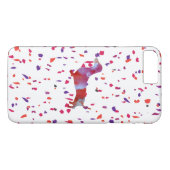 Waterverf voor roze dachshund Case-Mate iPhone case (Achterkant (Horizontaal))