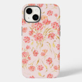 Waterverf voor roze en gouden tulp Case-Mate iPhone case (Achterkant)