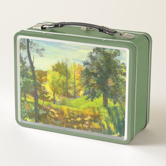 Waterverf voor schilderen van zonne-herfst (Achterkant)