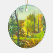 Waterverf voor schilderen van zonne-herfst keramisch ornament (Links)