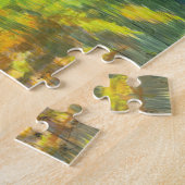 Waterverf voor schilderen van zonne-herfst legpuzzel (Zijkant)