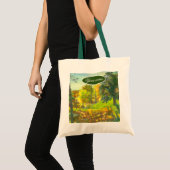 Waterverf voor schilderen van zonne-herfst tote bag (Voorkant (product))