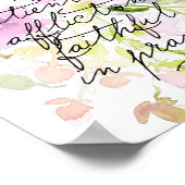 Waterverf voor scripts | Romeinen 12 Poster (Hoek)