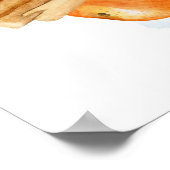 Waterverf voor speciale kerstchocolade poster (Hoek)