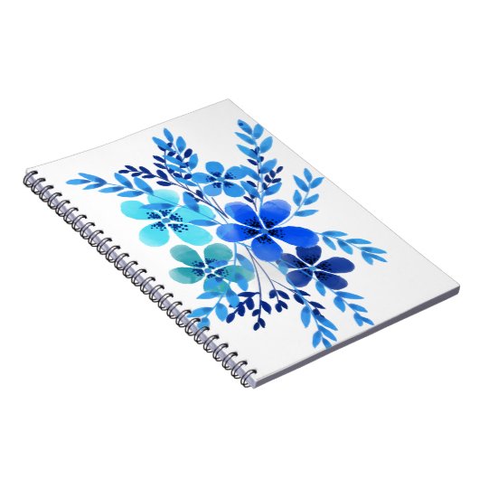 Waterverf voor spirale notebooks Blauw ventilatoro Notitieboek (Rechterzijde)
