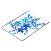 Waterverf voor spirale notebooks Blauw ventilatoro Notitieboek (Linkerzijde)