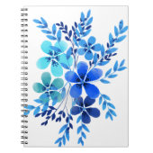Waterverf voor spirale notebooks Blauw ventilatoro Notitieboek (Voorkant)