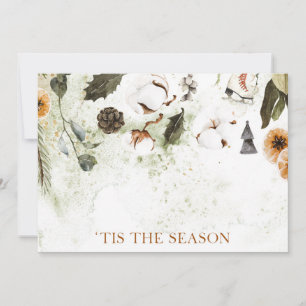 Waterverf voor 'Tis the Season Feestdagenkaart