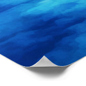 Waterverf voor tropische zomervakantie poster (Hoek)