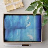 Waterverf voor tropische zomervakantie tissuepapier (Geschenk)