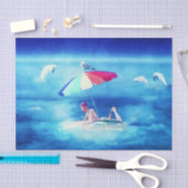 Waterverf voor tropische zomervakantie tissuepapier (Craft)