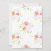 Waterverf voor uitnodigingen voor Baby showers (Achterkant)