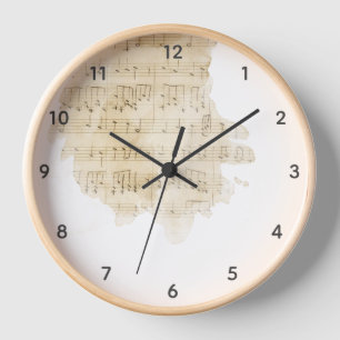 Waterverf voor vel muziek Vintage