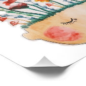 Waterverf voor ventilatoren afdrukken foto afdruk (Hoek)