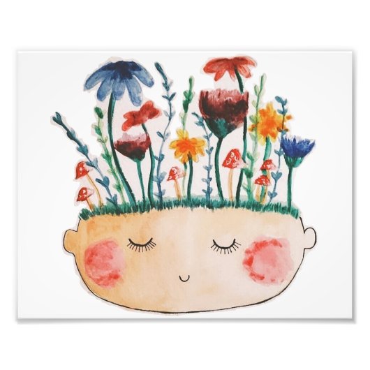 Waterverf voor ventilatoren afdrukken foto afdruk (Voorkant)