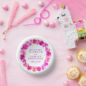 Waterverf voor weddenschap roze papieren kommen (Feest)