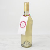 Waterverf voor weduwnaar rode pansy flessenhanger (Schuin)