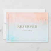 Waterverf voor zomerzondag gereserveerd teken (Voorkant)