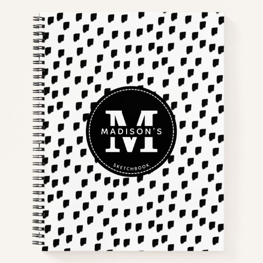 Waterverf voor zwart-wit, penseelzakje notitieboek (Voorkant)