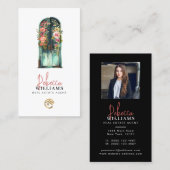  Waterverf Voordeur Real Estate Agent Visitekaartje (Voorkant / Achterkant)