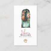  Waterverf Voordeur Real Estate Agent Visitekaartje (Voorkant)