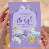 Waterverf voorjaar Bloemengeschriften Kerkbulletin