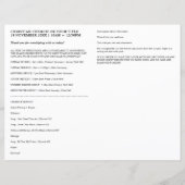 Waterverf voorjaar Bloemengeschriften Kerkbulletin (Achterkant)