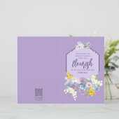 Waterverf voorjaar Bloemengeschriften Kerkbulletin (Staand voorkant)