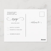 Waterverf Voorjaarsbijeenkomst Floral Weddenschap Briefkaart (Achterkant)