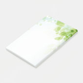 Waterverf voorjaarsbladeren post-it® notes (Schuin)
