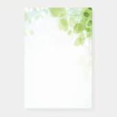 Waterverf voorjaarsbladeren post-it® notes (Voorkant)