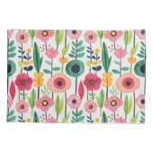 Waterverf voorjaarsbloemen Elegant Kussensloop (Achterkant)