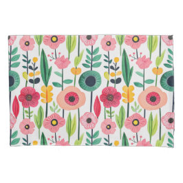 Waterverf voorjaarsbloemen Elegant Kussensloop