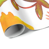 waterverf voorlooppapier voor matte cadeaupapier (Rol Hoek)