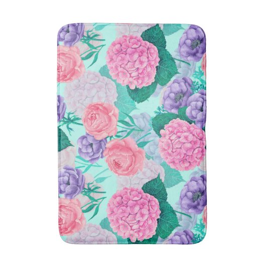 Waterverf voortuin 2 badmat (Voorkant Verticaal)