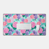 Waterverf voortuin 2 bureaumat (Keyboard & Muis)