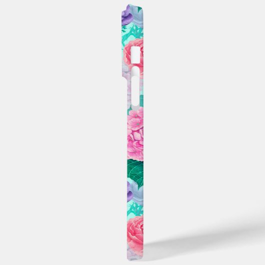 Waterverf voortuin 2 Case-Mate iPhone case (Achterkant / Links)