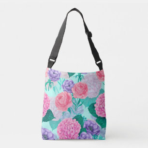 waterverf voortuin 2 crossbody tas