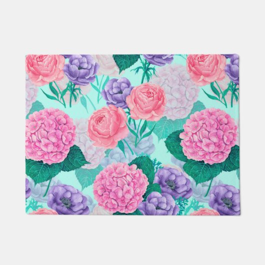 Waterverf voortuin 2 deurmat (Voorkant)