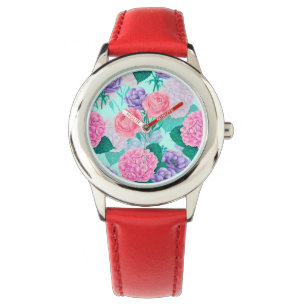 Waterverf voortuin 2 horloge