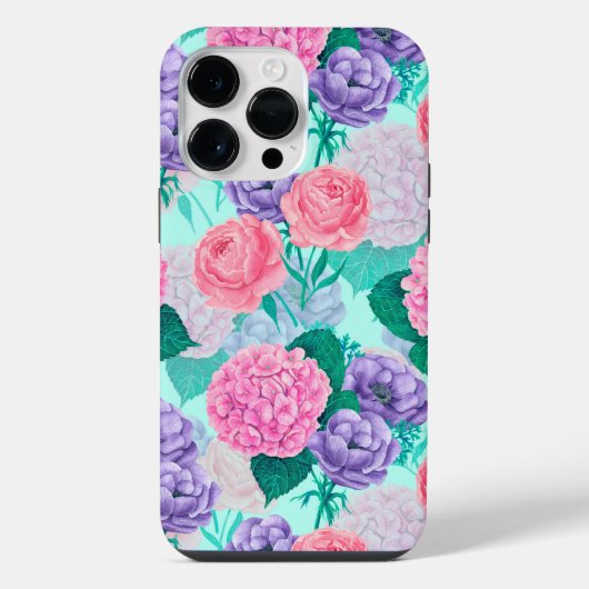 Waterverf voortuin 2 iPhone hoesje (Achterkant)